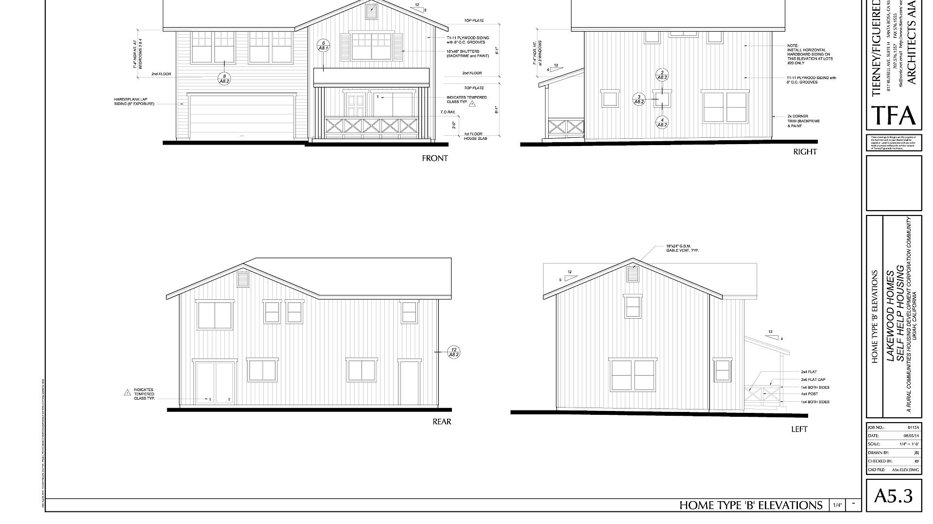 House Model B 2 Story 4 Bedroom slide image